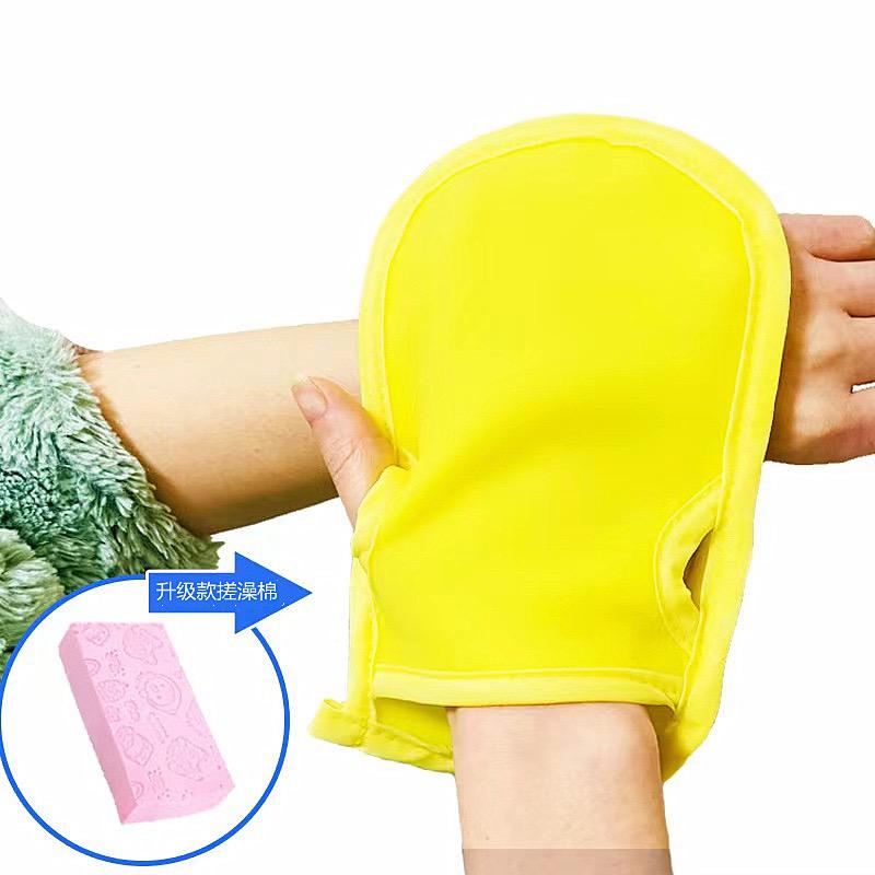 1Pc Body Cleaning Scrubbing Gloves, Exfoliating Remover, Rub Dead Skin Gloves For Shower 1Pc Body Cleaning Scrubbing Gloves, Exfoliating Remover, Rub Dead Skin Gloves For Shower
